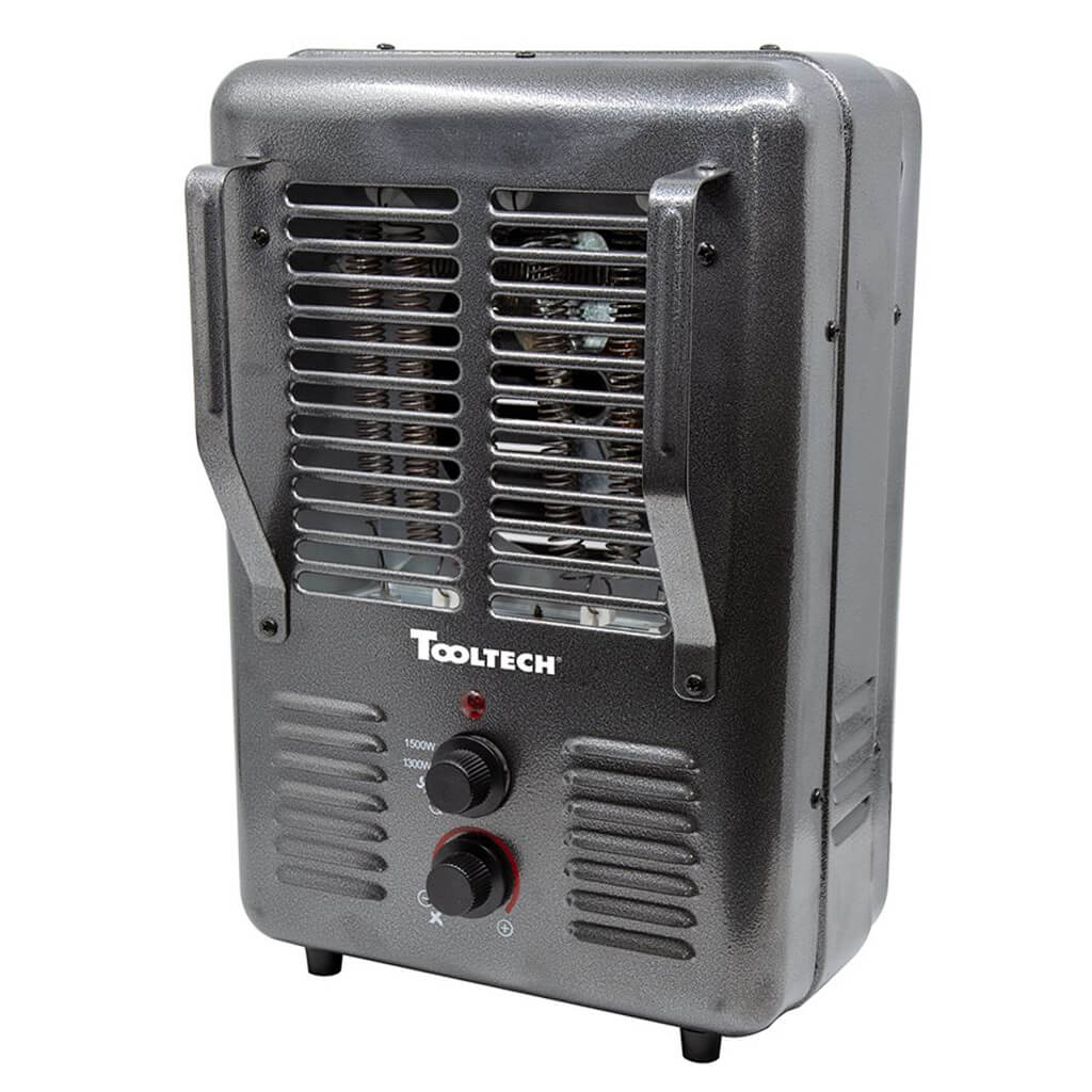 TOOLTECH 100067 1,500 Watt Electric Heater with Overheat Protection