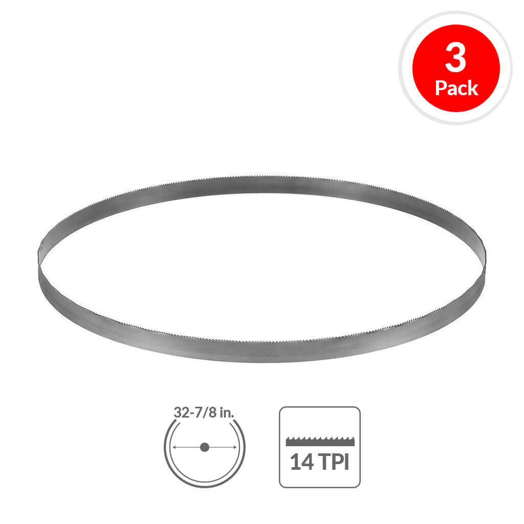 DEWALT DW3982C 32-7/8 in. 14-TPI Bi-Metal Portable Band Saw Blade (3-Pack)