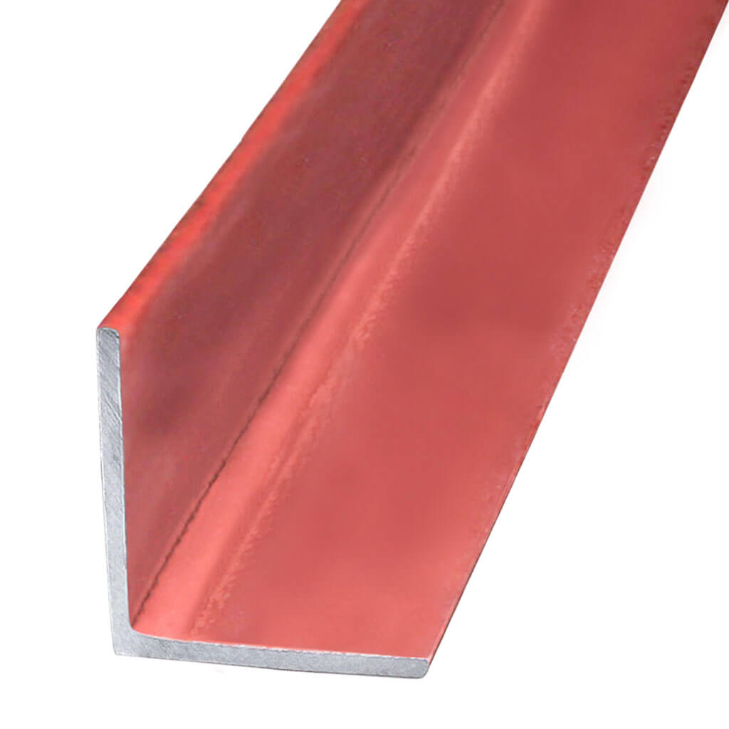 3-1/2 in. x 3-1/2 in. x 60  in. Plain Painted Steel Angle 1/4 in. Thick