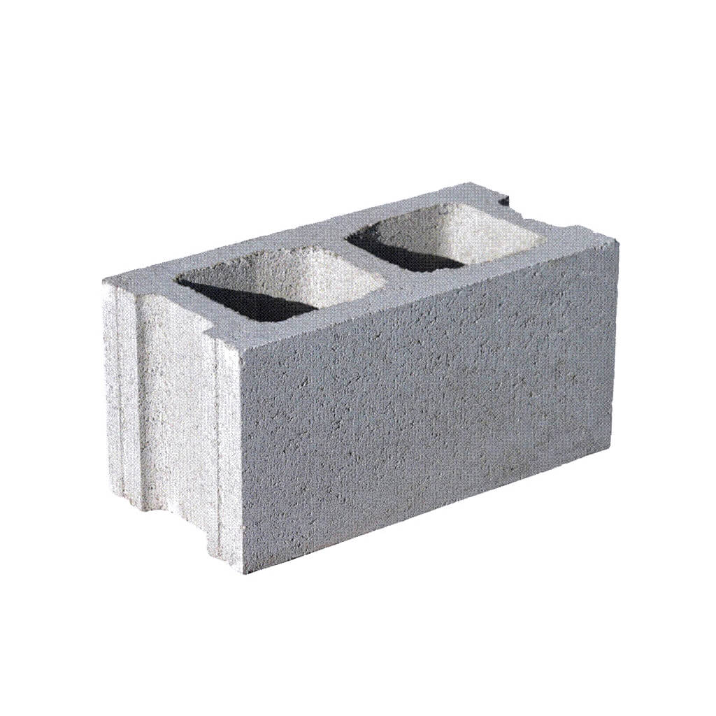 5-1/2 in. x 7-1/2 in. x 15-1/2 in. Standard Plain Concrete Block