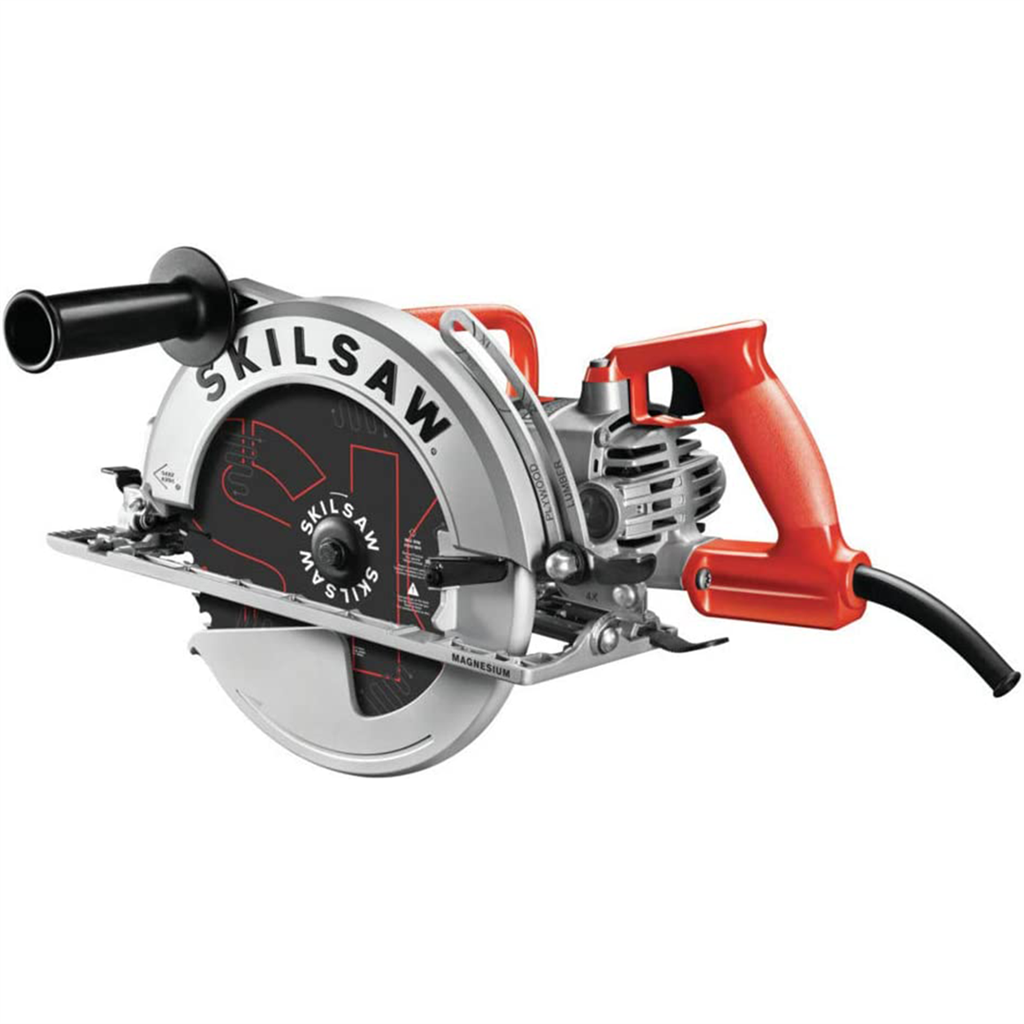 SKILSAW SPT70WM-01/22 15 Amp 10-1/4 in. Corded Magnesium SAWSQUATCH Worm Drive Circular Saw