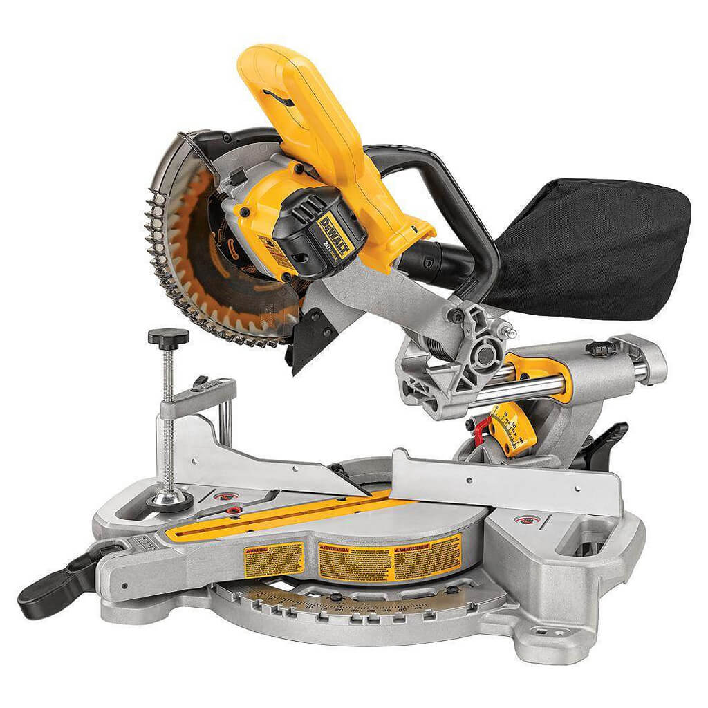 DEWALT DCS361B 20-Volt MAX Lithium-ion 7-1/4 in. Cordless Sliding Mitre Saw (Tool Only)