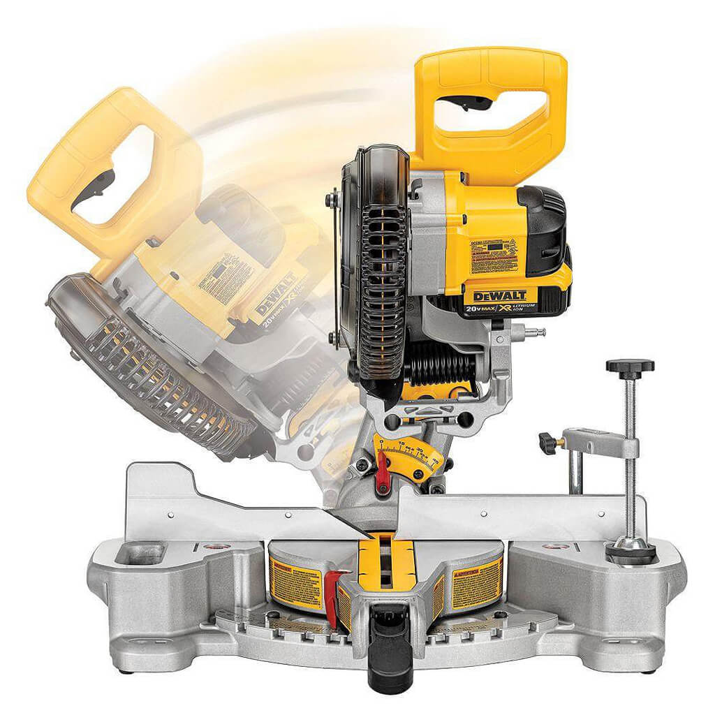 DEWALT DCS361B 20-Volt MAX Lithium-ion 7-1/4 in. Cordless Sliding Mitre Saw (Tool Only)