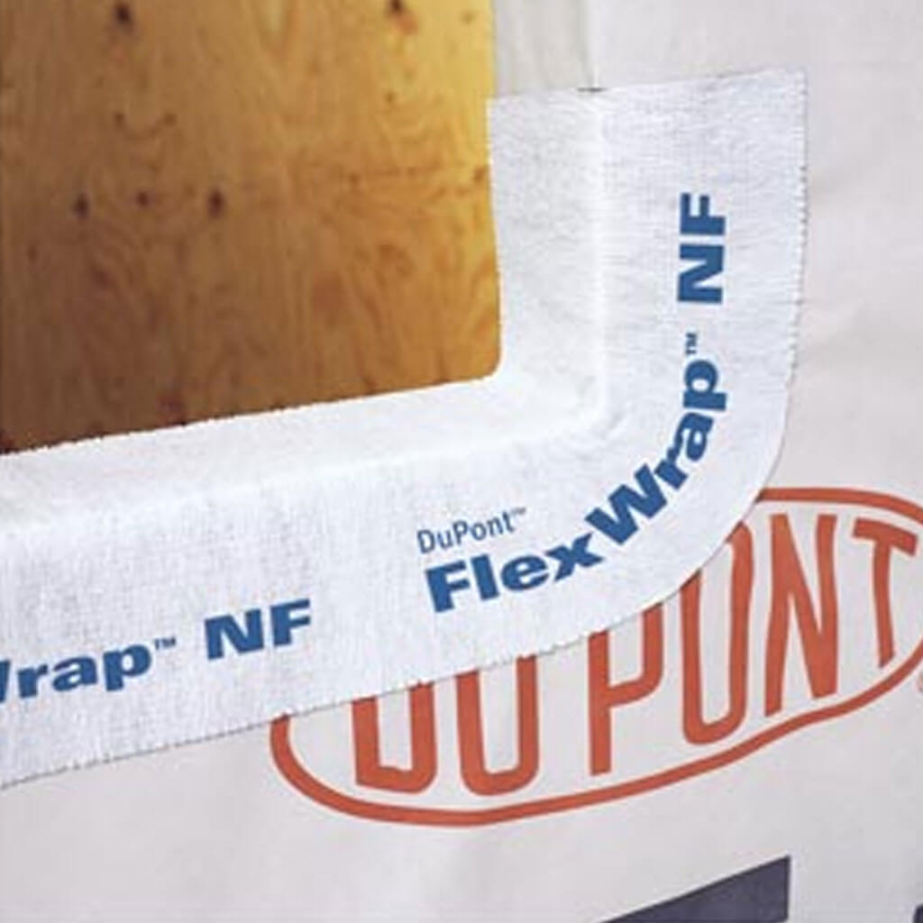 DuPont Tyvek D14062882 6 in. x 75 ft. FlexWrap NF Self-Adhesive Extendable Air and Vapor Barrier Membrane Flashing System Tape