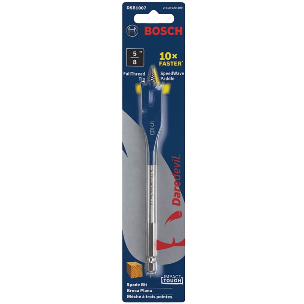 BOSCH DSB1007 5/8 in. x 6 in. Daredevil Standard Spade Wood Drill Bit