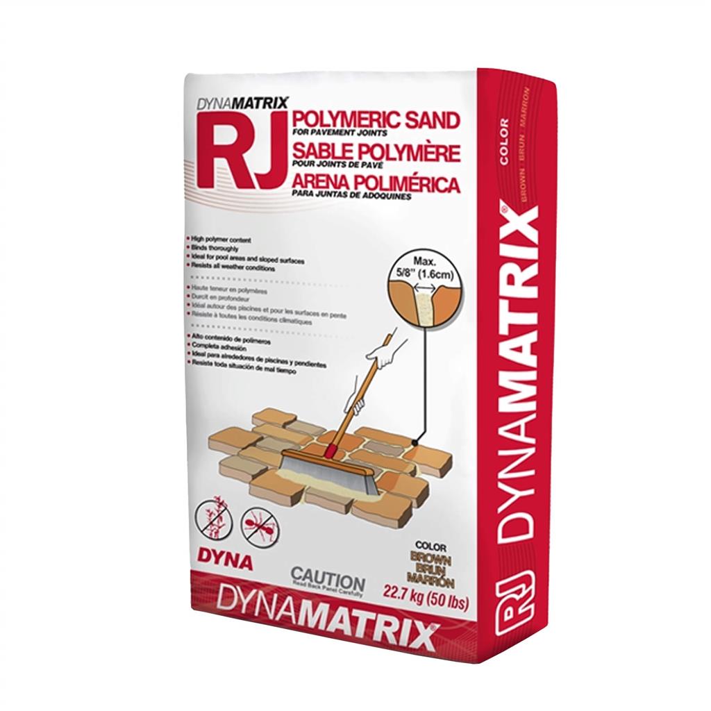 DYNA 22.7 kg DYNAMATRIX-RJ Brown Polymeric Sand for Regular Pavement Joints