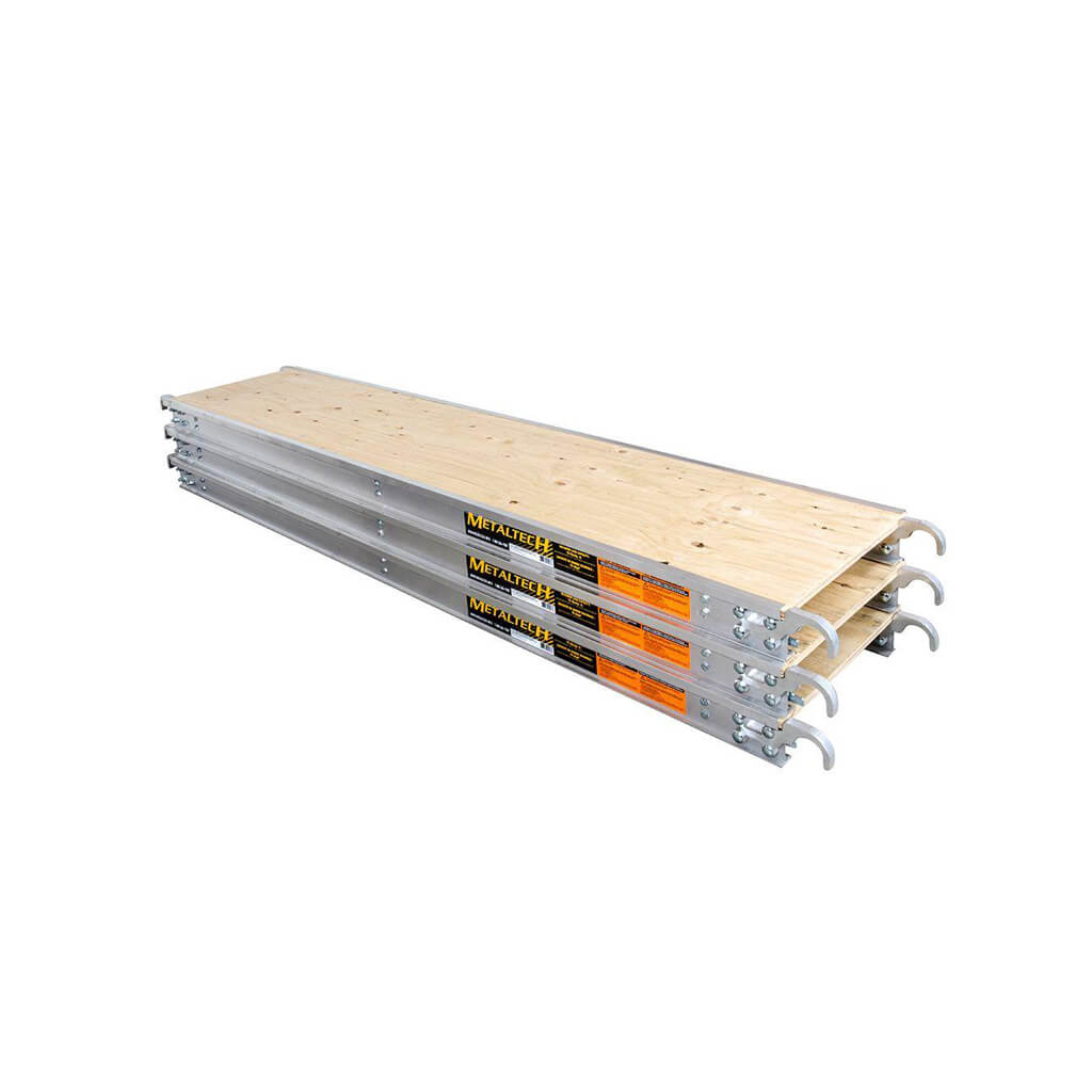 MetalTech M-MPP719 7 ft. x 19 in. Aluminum Scaffold Platform with Plywood Deck