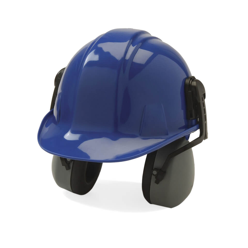 Pyramex Gray Cap Mounted Earmuffs