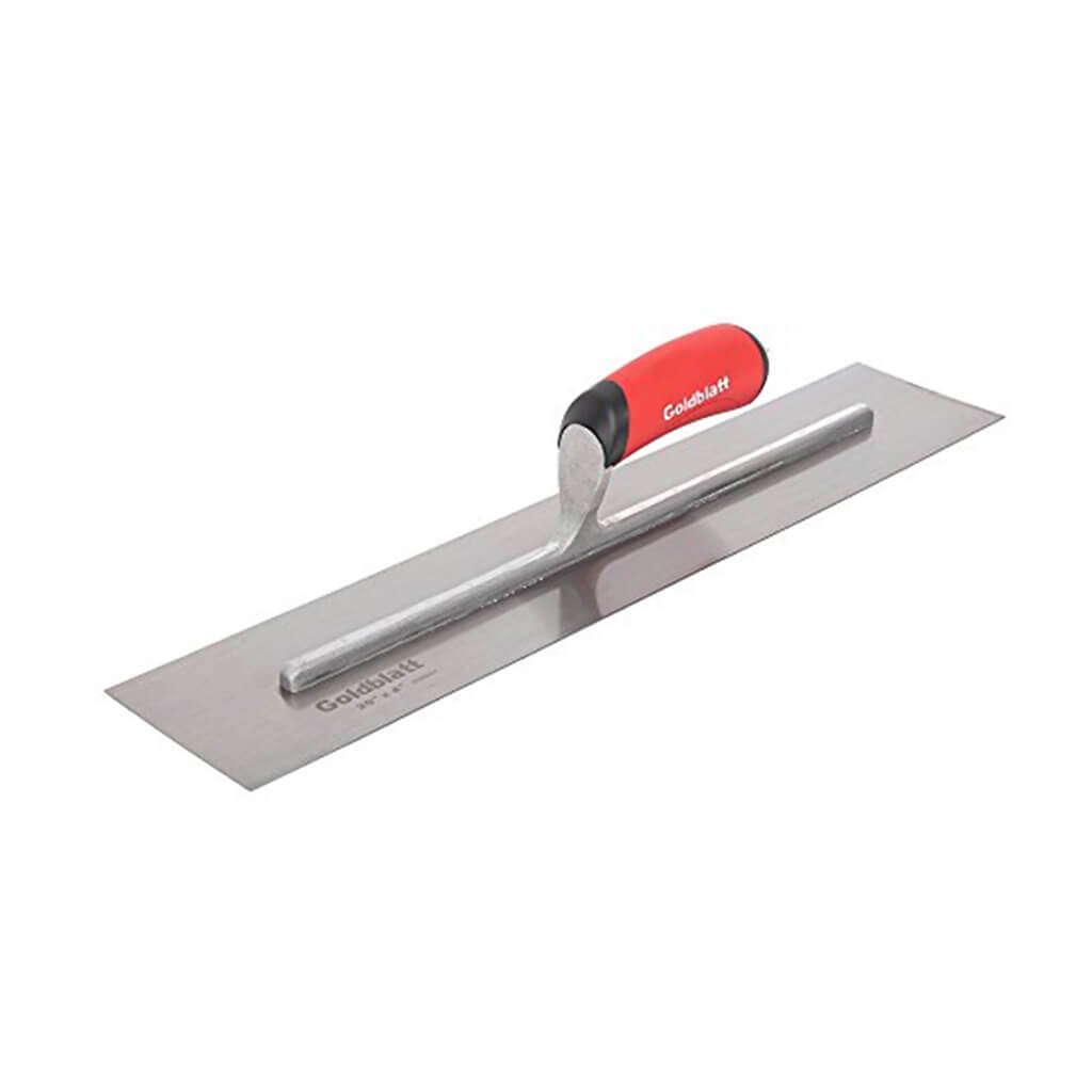 Goldblatt G06942 18 in. x 4 in. Hardened Steel Blade Finishing Trowel