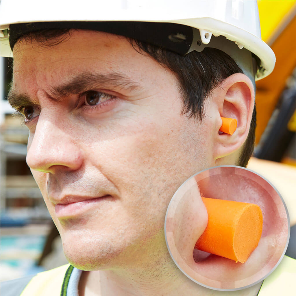 DuraDrive Orange Disposable Uncorded Foam Earplug with 32 dB NRR (200-Pair)