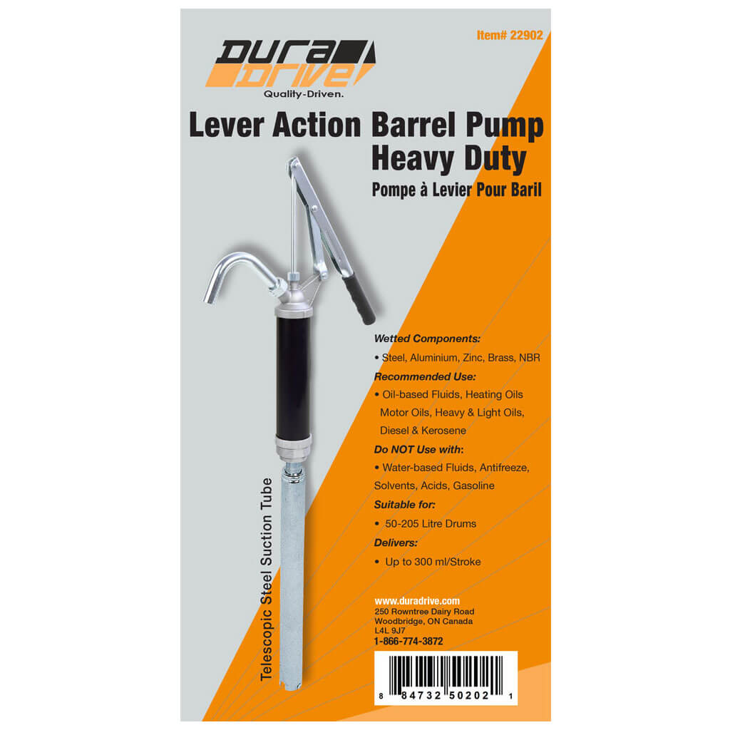 DuraDrive Heavy-Duty Lever Action Drum Pump