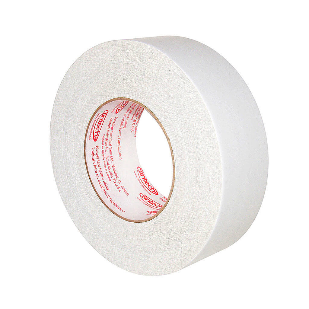 Cantech 2 in. x 33 m. White Double-Sided Cloth Tape