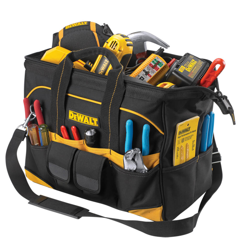 DEWALT DG5553 18 in. 28-Pocket Pro Closed Top Tool Bag