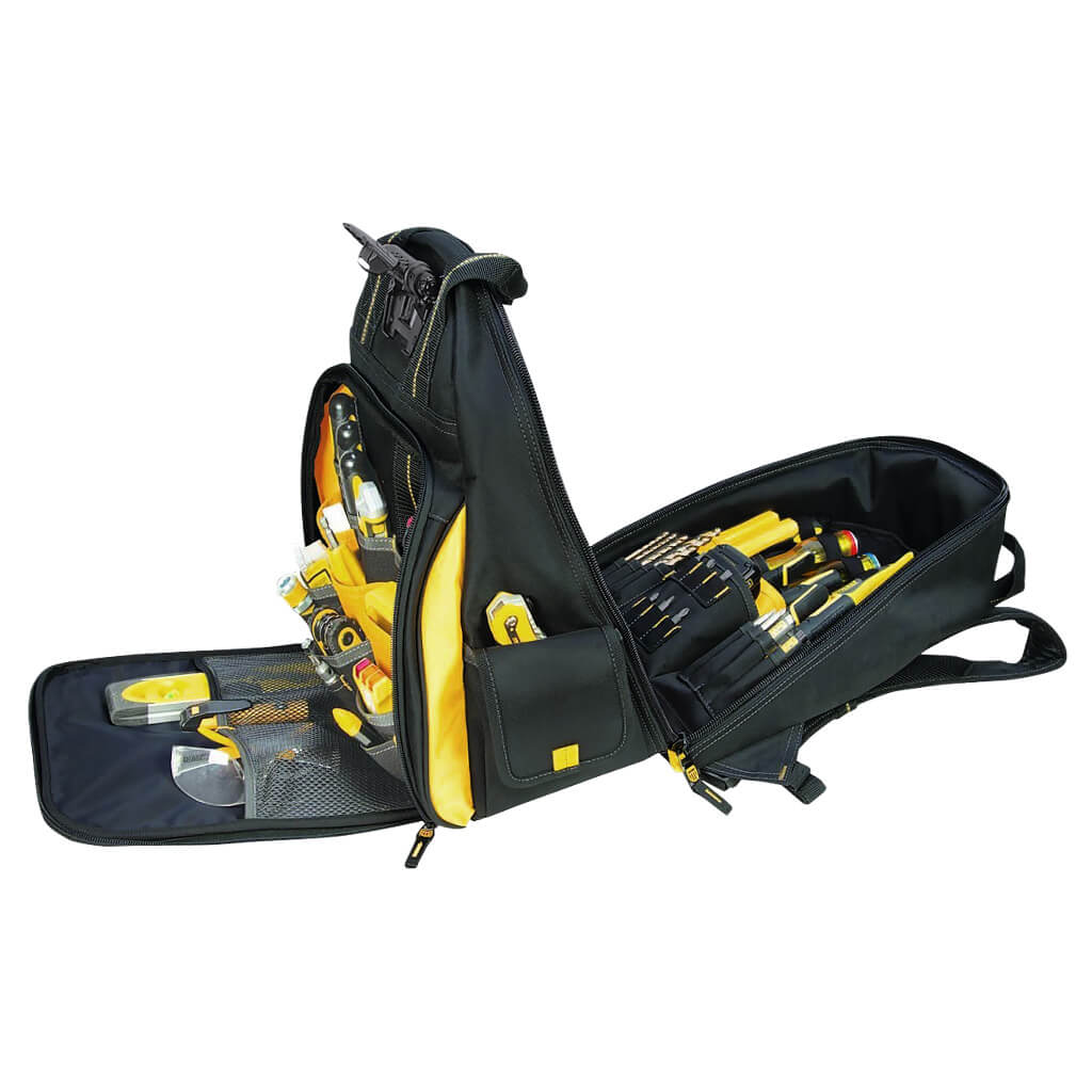 DEWALT DGL523 57-Pocket Lighted Tool Backpack