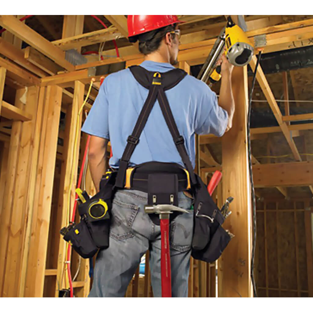 DEWALT DG5617 20-Pocket Pro Framers Combo Apron and Yoke-Style Suspenders