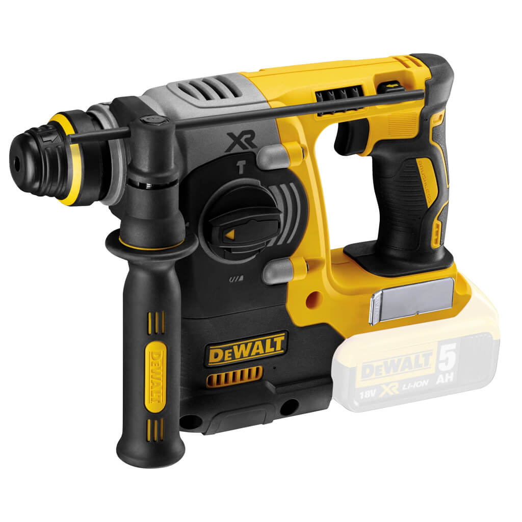 DEWALT DCH273B 20-Volt MAX XR Lithium-Ion 1 in. Brushless SDS-Plus L-Shape Rotary Hammer (Tool Only)