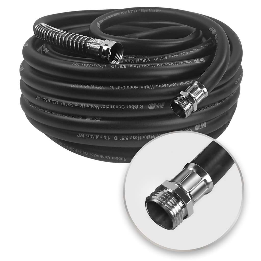 DuraDrive GG5875F 5/8 in. x 75 ft. Black Nitrile Garden Hose