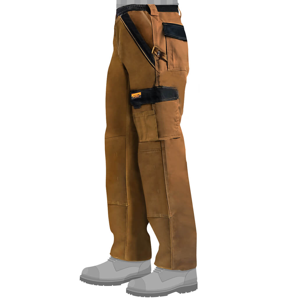 DuraDrive Men's TRADESMAN British Tan Two Tone Work Pants