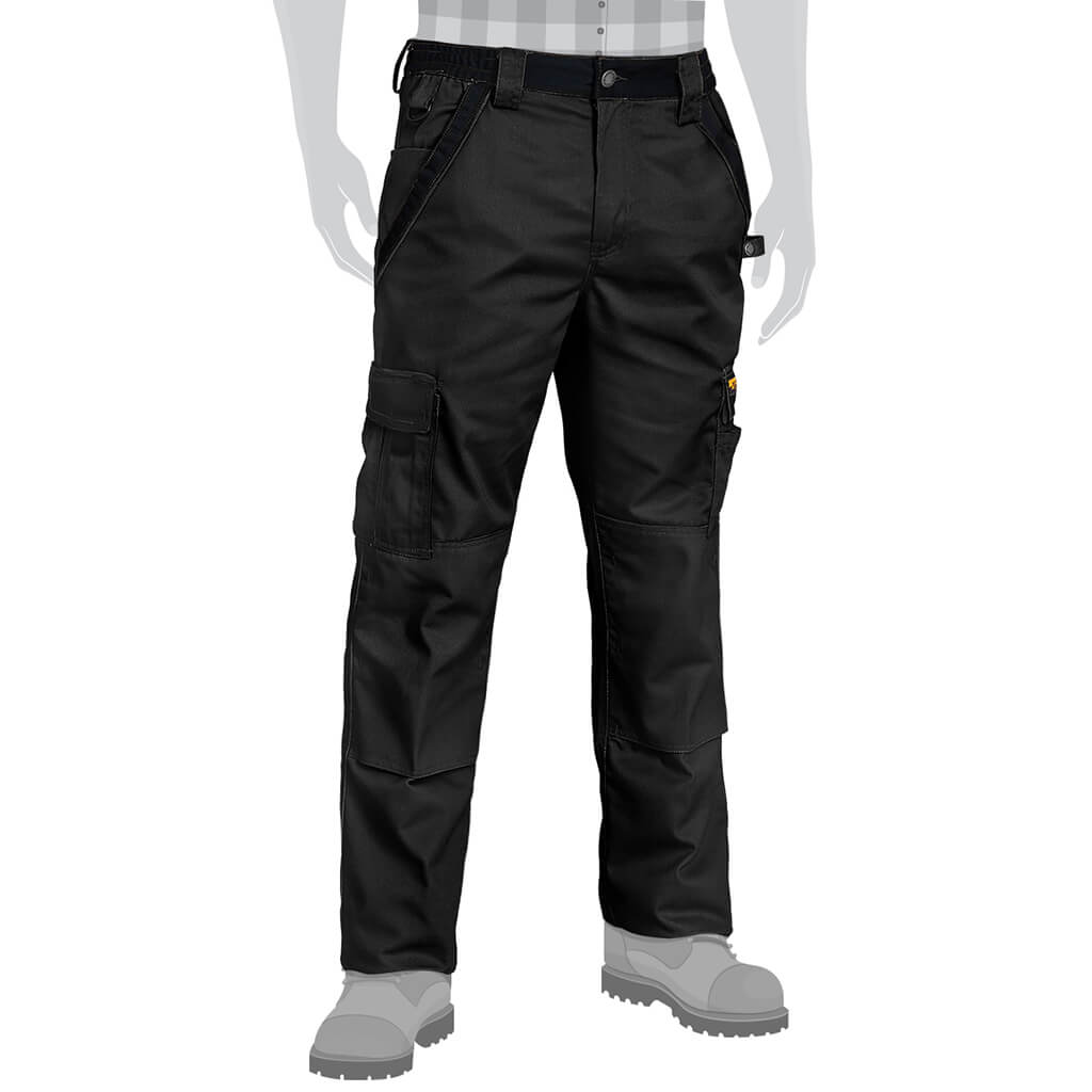 DuraDrive Men's TRADESMAN Black Two Tone Work Pants