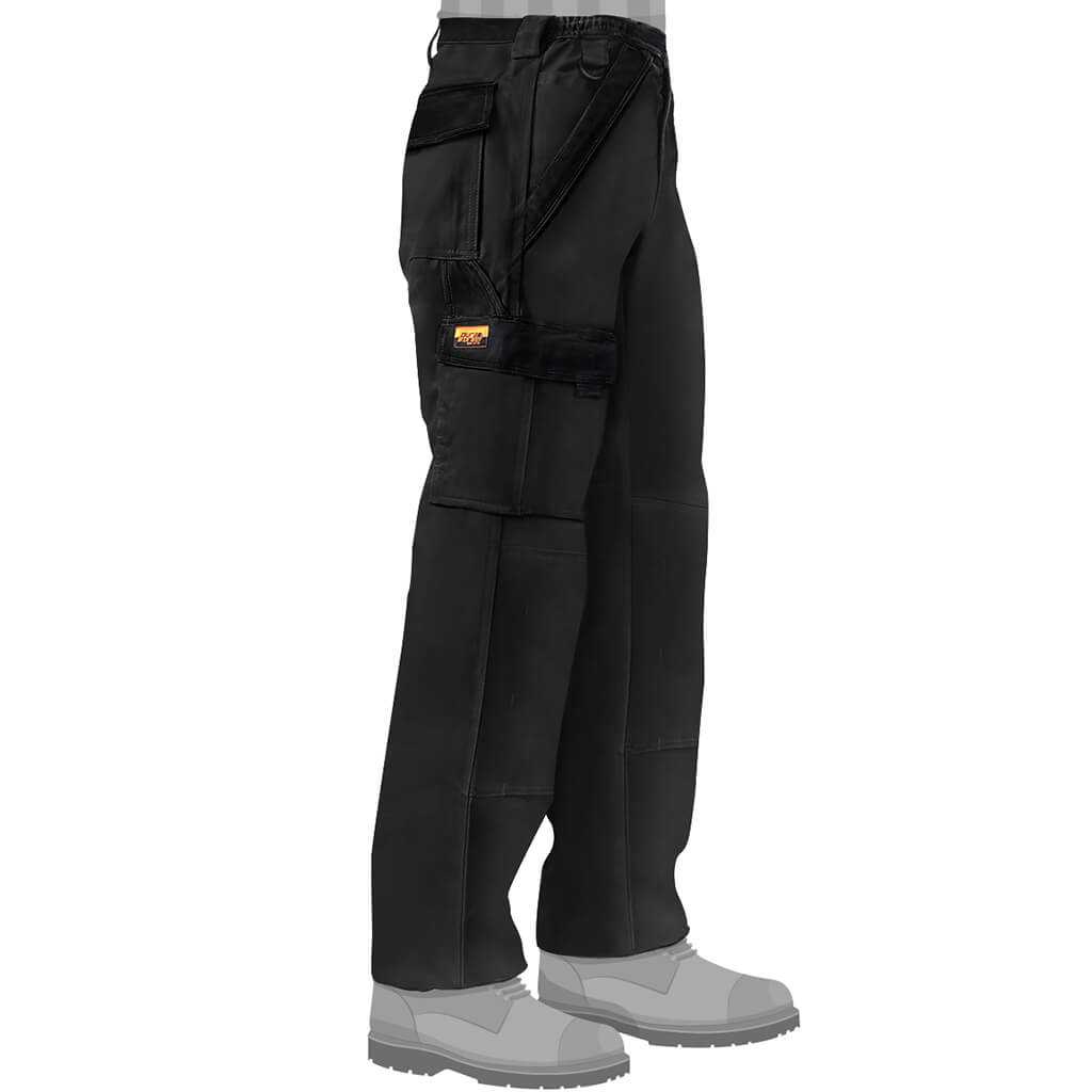 DuraDrive Men's TRADESMAN Black Two Tone Work Pants