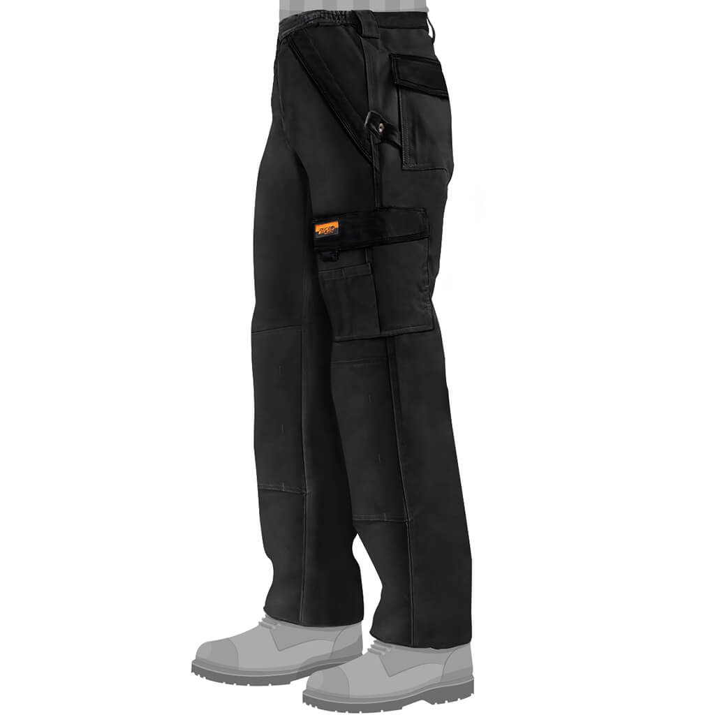 DuraDrive Men's TRADESMAN Black Two Tone Work Pants