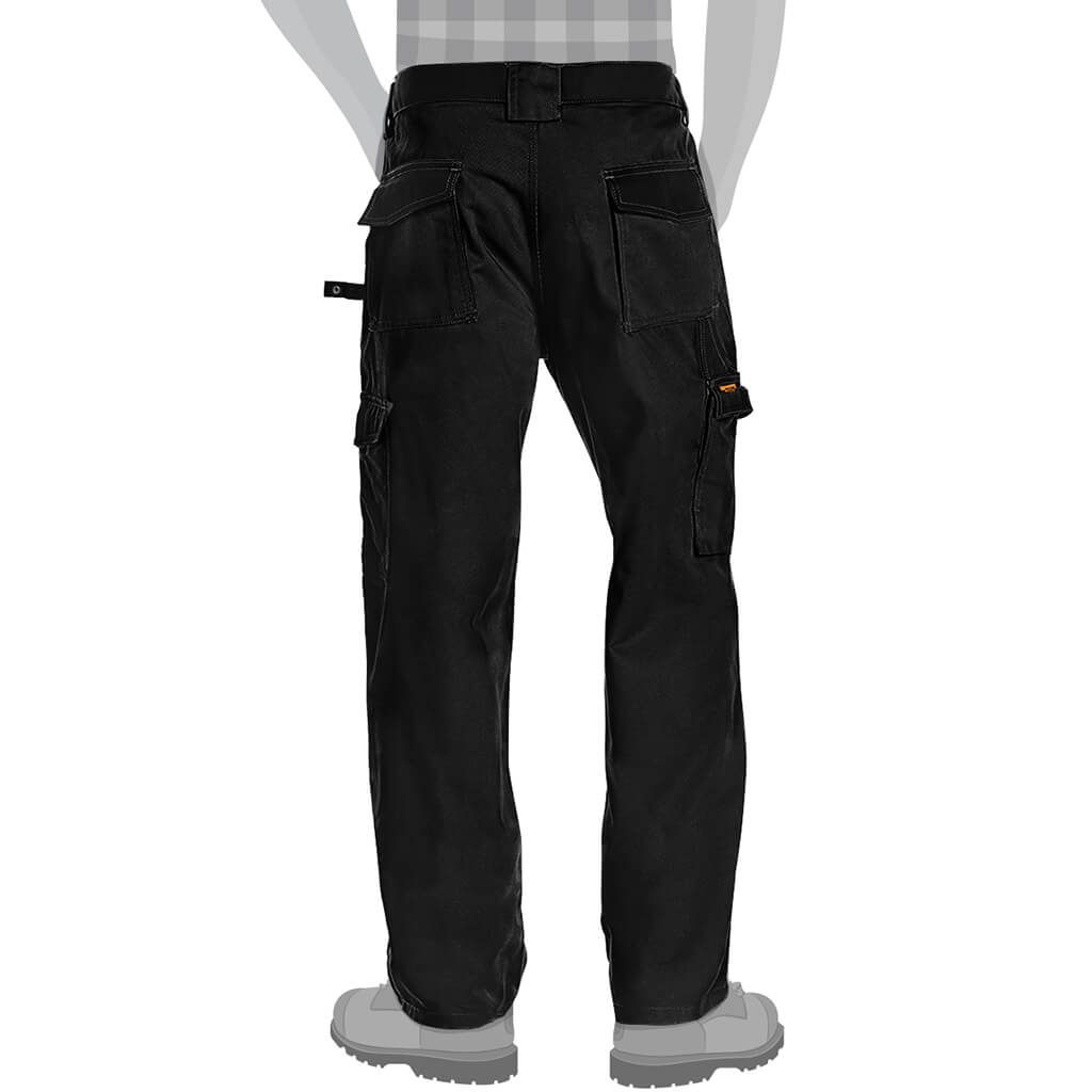 DuraDrive Men's TRADESMAN Black Two Tone Work Pants