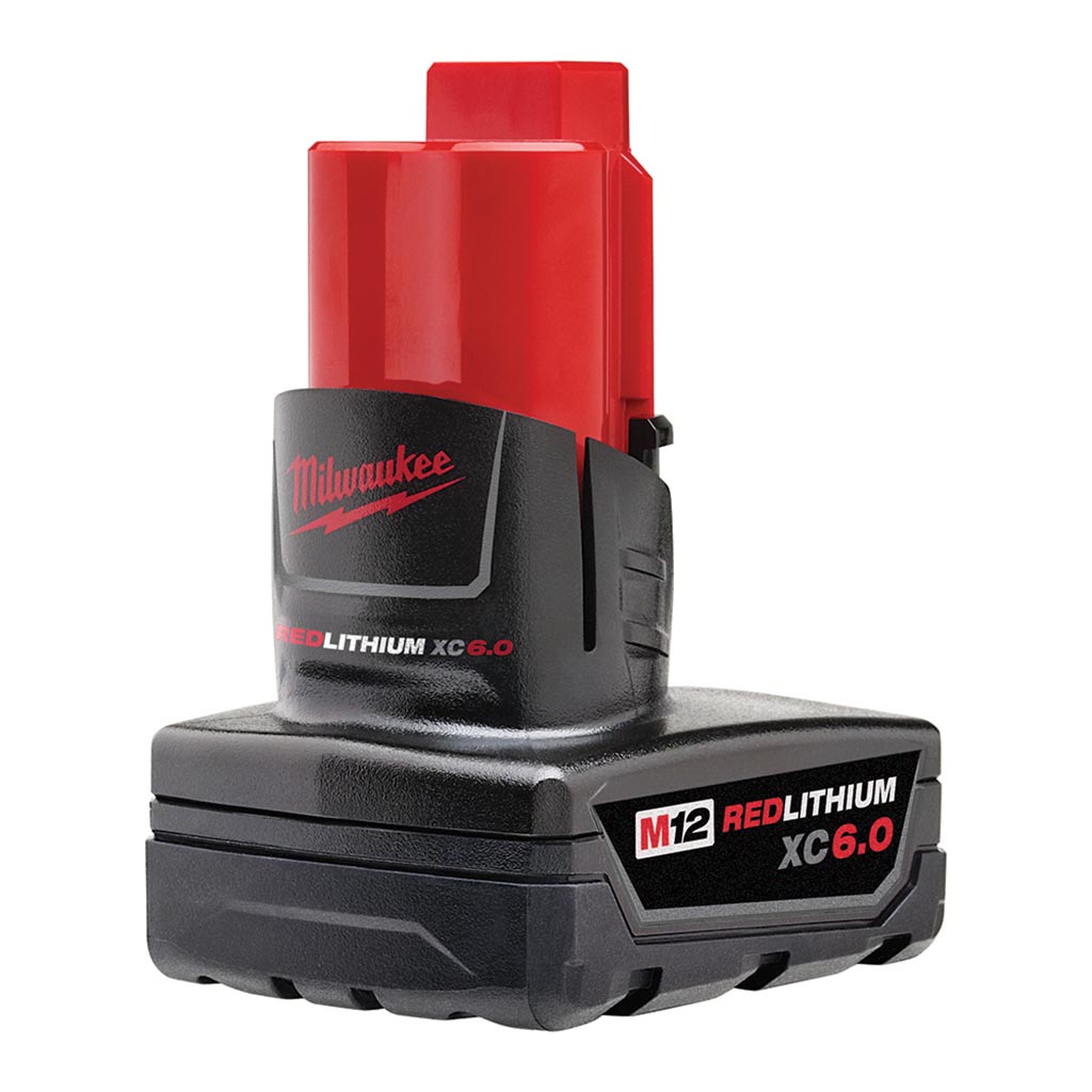 Milwaukee 48-11-2460 12-Volt 6.0-Ah M12 REDLITHIUM Extended Capacity Lithium-Ion Battery