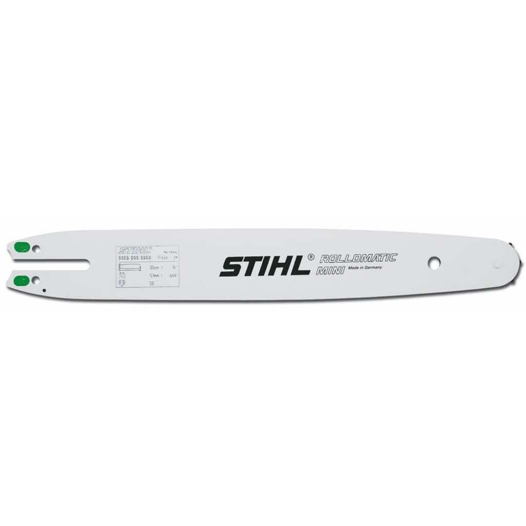 STIHL 3005 008 3909 14 in. x 0.375 in. x 0.043-Gauge Rollomatic E Mini Guide Chainsaw Bar