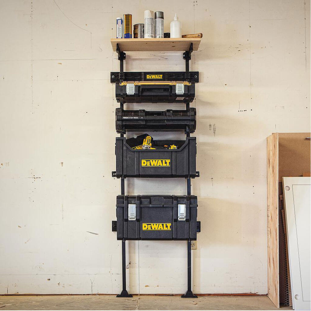 DEWALT DWST08260 70-3/4 in. Tough System Black Workshop Racking Storage System