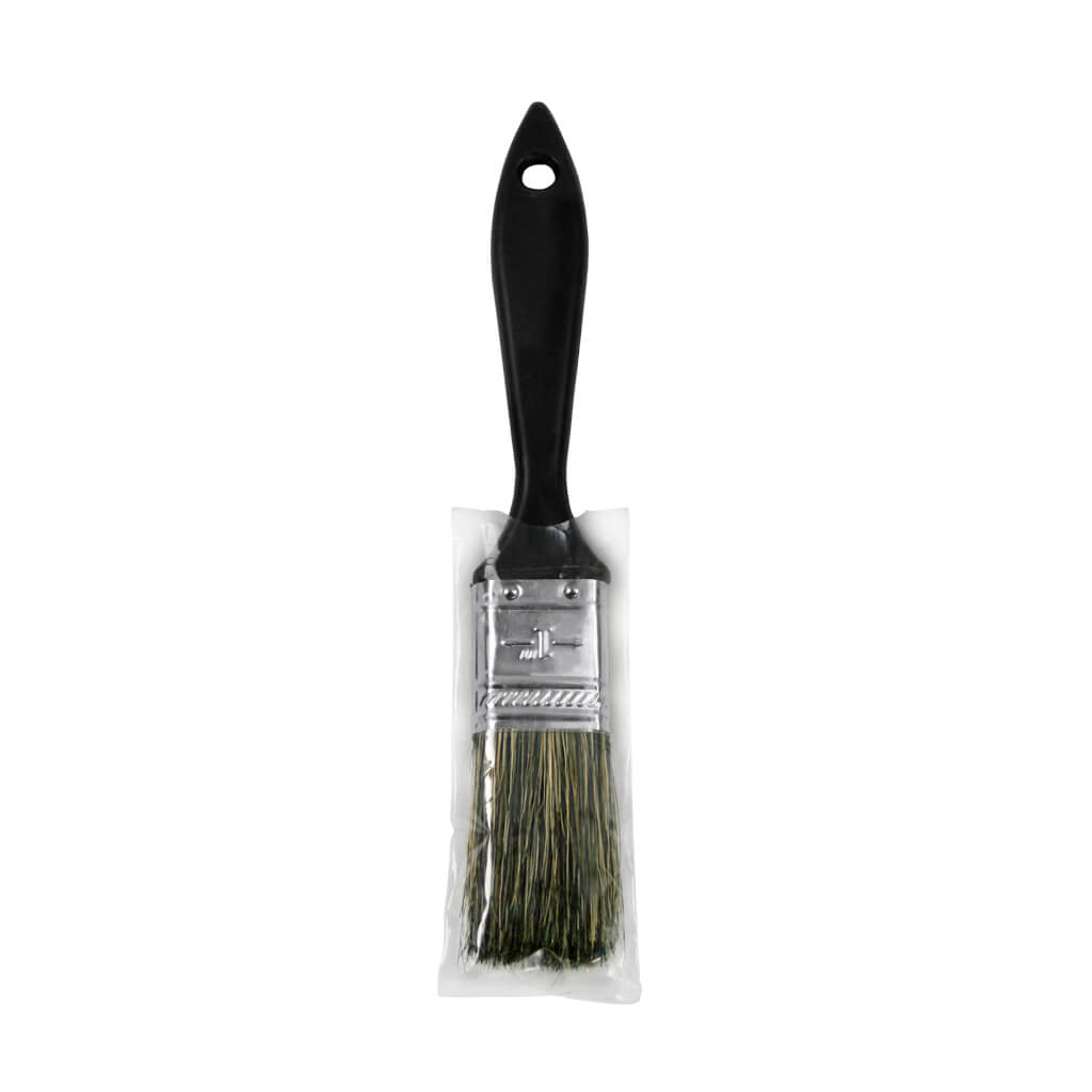 Crown Meakins 010110G 1 in. Economy Grey Bristle Straight Paint Brush