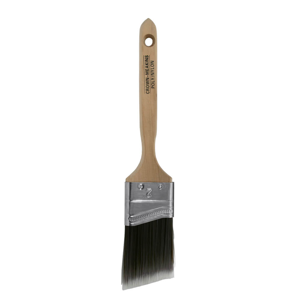 Crown Meakins 021120 2 in. Nylon Polyester Angler Paint Brush