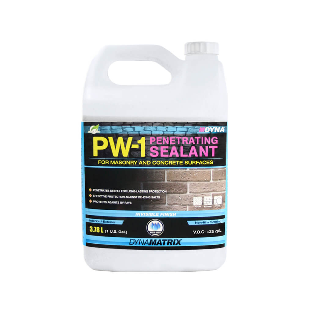 DYNA 4605 3.78-Liter DYNAMATRIX PW-1 Invisible Finish Water-Based Liquid Penetrating Sealer