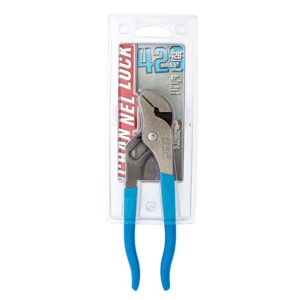 CHANNELLOCK 426 6-1/2 in. Carbon Steel Straight Jaw Tongue and Groove Pliers