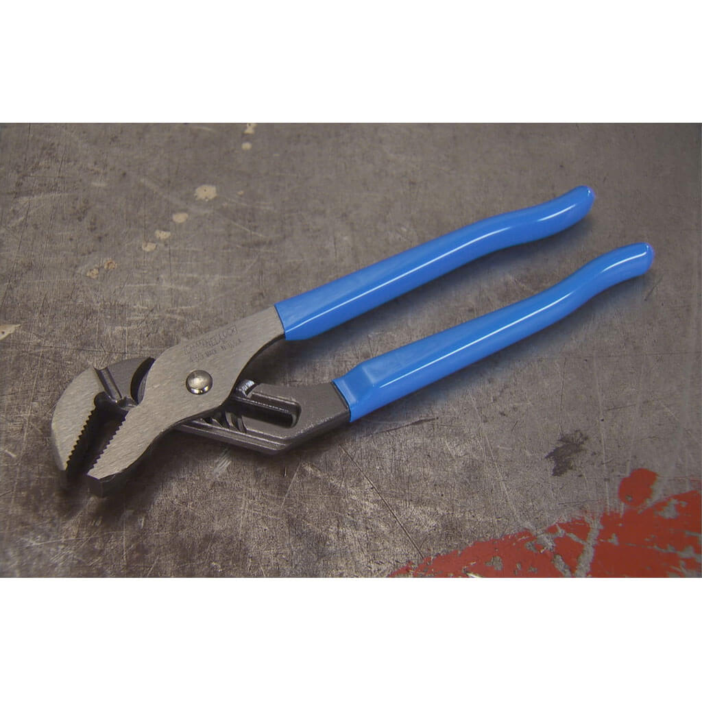 CHANNELLOCK 430 10 in. Carbon Steel Straight Jaw Tongue and Groove Pliers