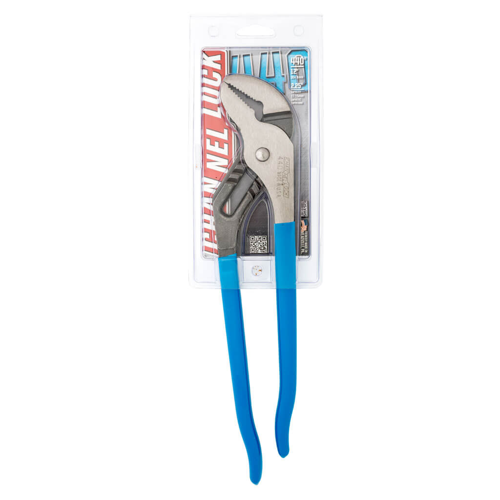 CHANNELLOCK 440 12 in. Carbon Steel Straight Jaw Tongue and Groove Pliers
