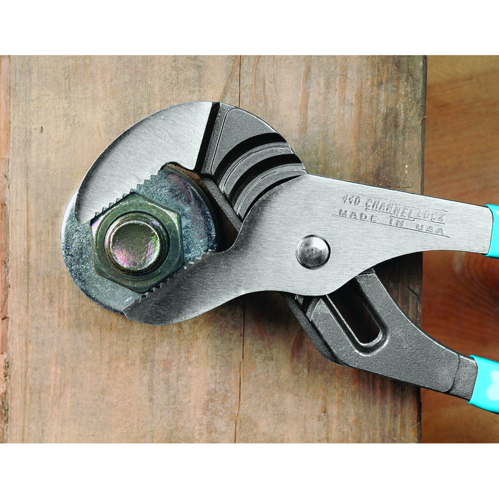 CHANNELLOCK 440 12 in. Carbon Steel Straight Jaw Tongue and Groove Pliers