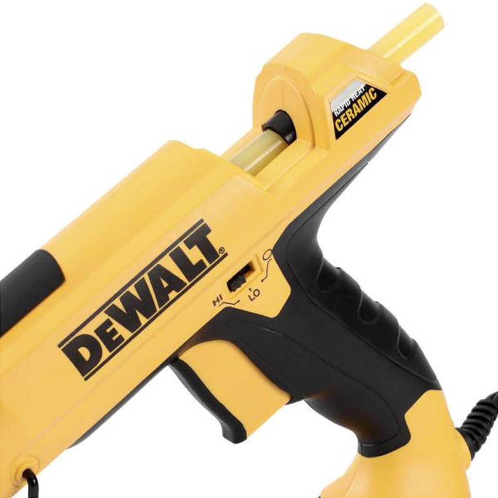 DEWALT DWHT75098 Ceramic Rapid Heat Dual Temperature Full Size Glue Gun