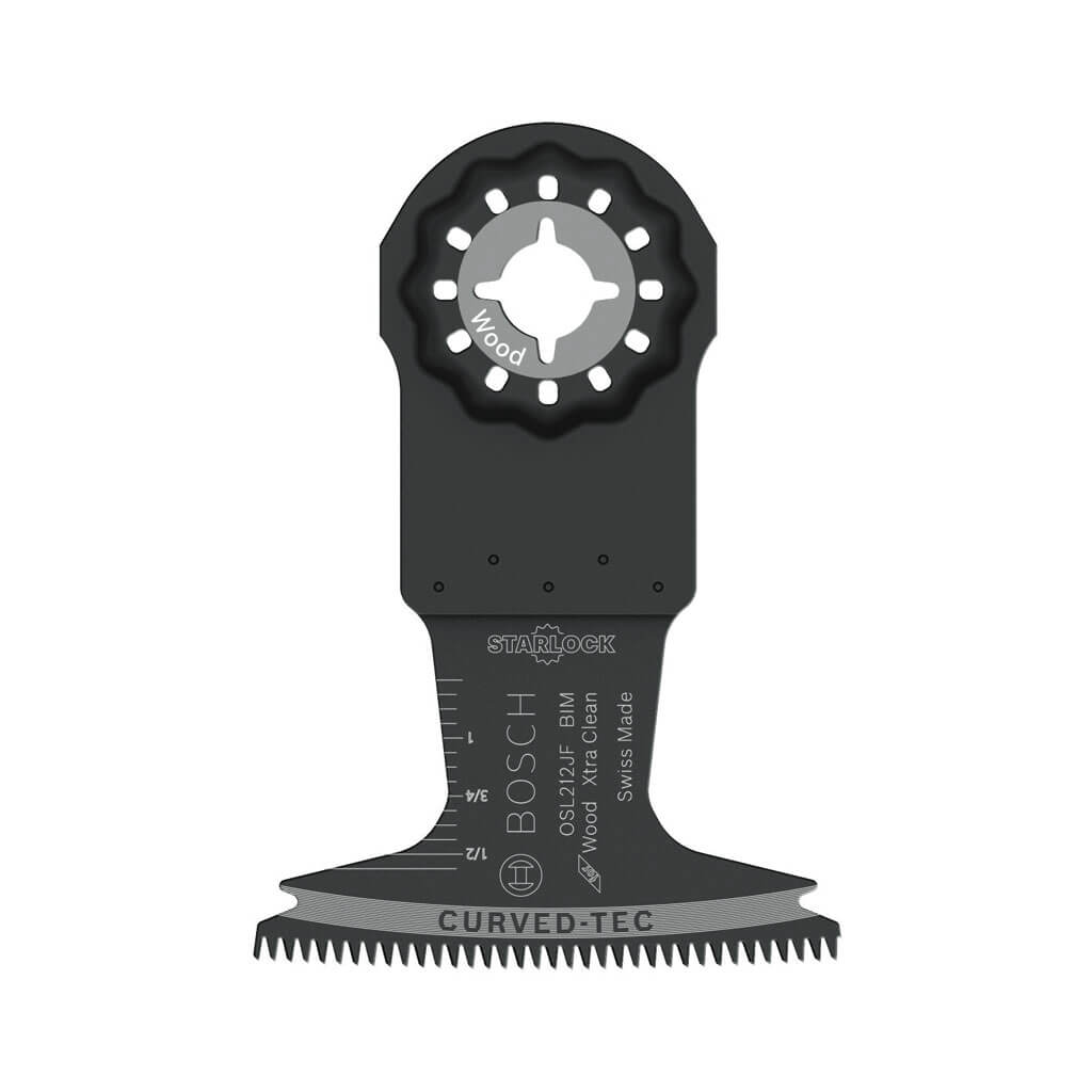 BOSCH OSL212JF-10 2-1/2 in. STARLOCK XTRA-CLEAN Bi-Metal Wood Plunge Cut Oscillating Multi-Tool Saw Blade (10-Pack)