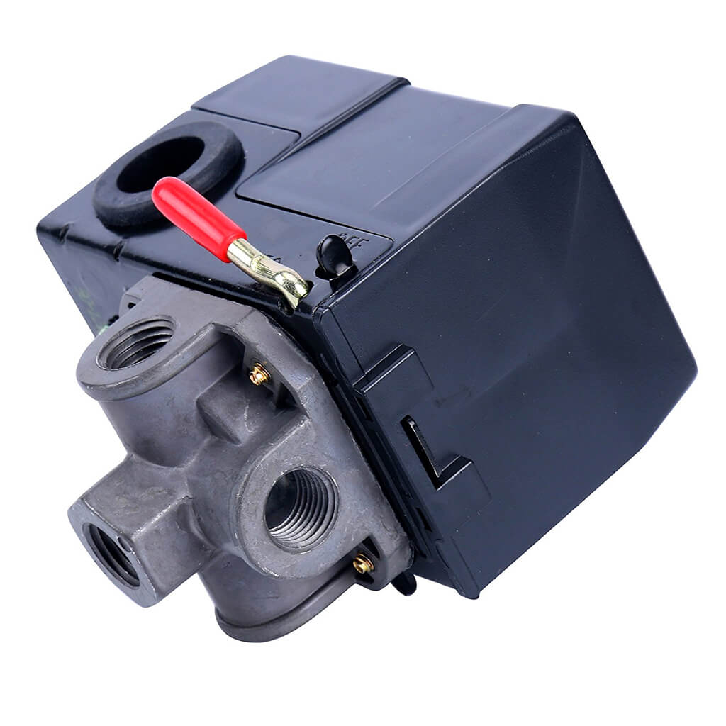 DuraTwist 120-150 PSI 4-Port Air Compressor Pressure Control Switch with Unloader