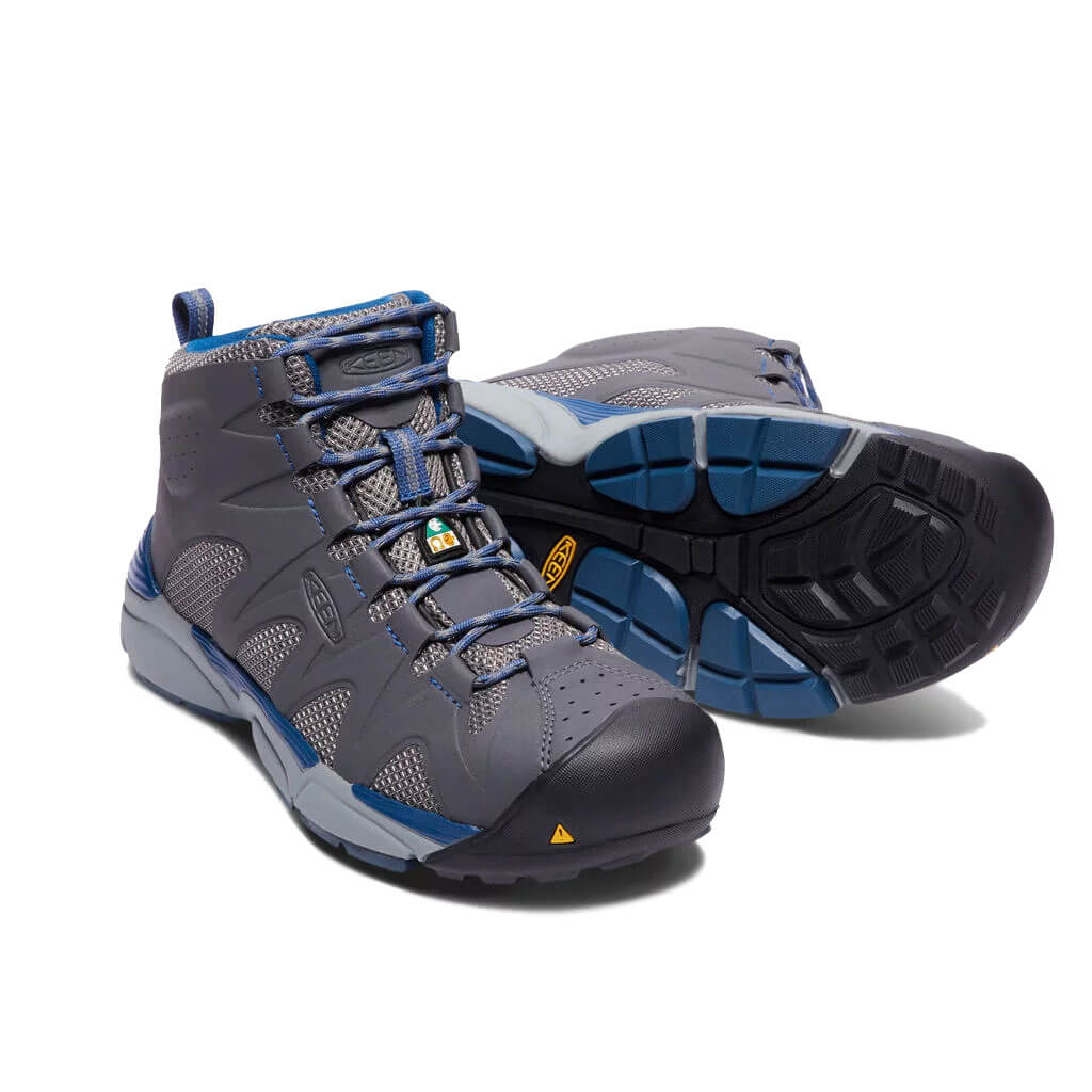 KEEN 1019324 Men's CSA Grey San Antonio Basketball Style Light-Duty Aluminum Toe Work Shoes