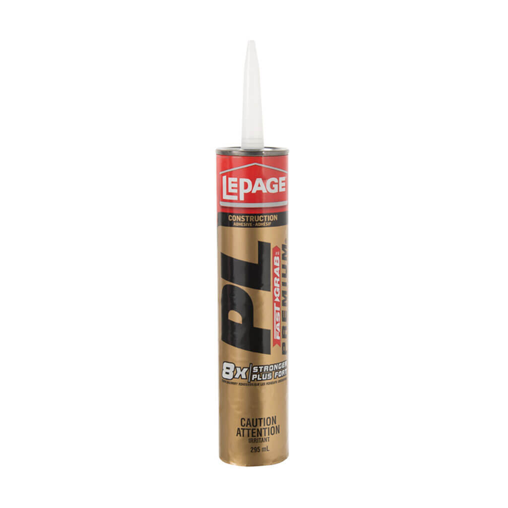 LEPAGE 1417396 295mL PL Premium Fast Grab Construction Adhesive