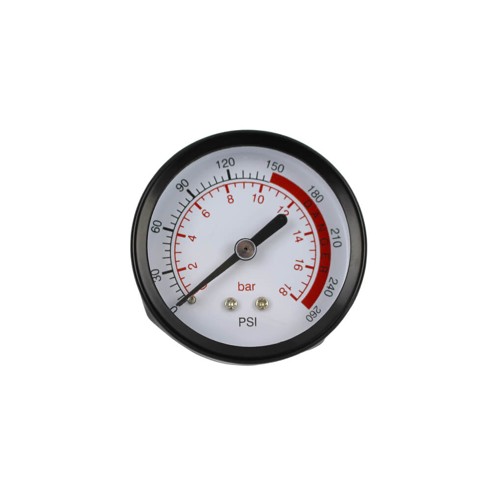 DuraTwist 2 in. Regulated Pressure Gauge for 4.5-Gallon Air Compressor