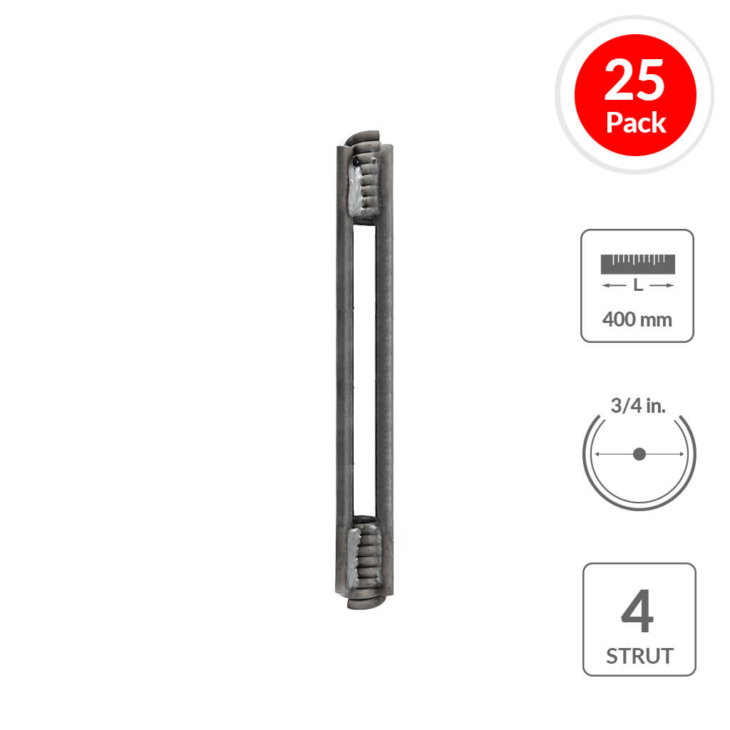 SureBuilt SBCFCT34400MM4S 3/4 in. x 450mm Heavy-Duty 4-Strut ConeFast Coil Tie (25-Pack)