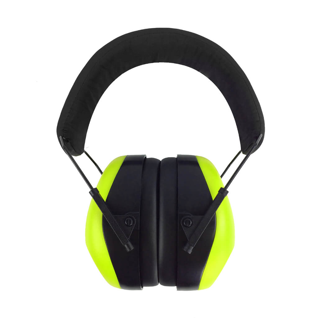 DuraDrive PM8010 Hi-Vis Lime Soft Foam Adjustable Earmuffs