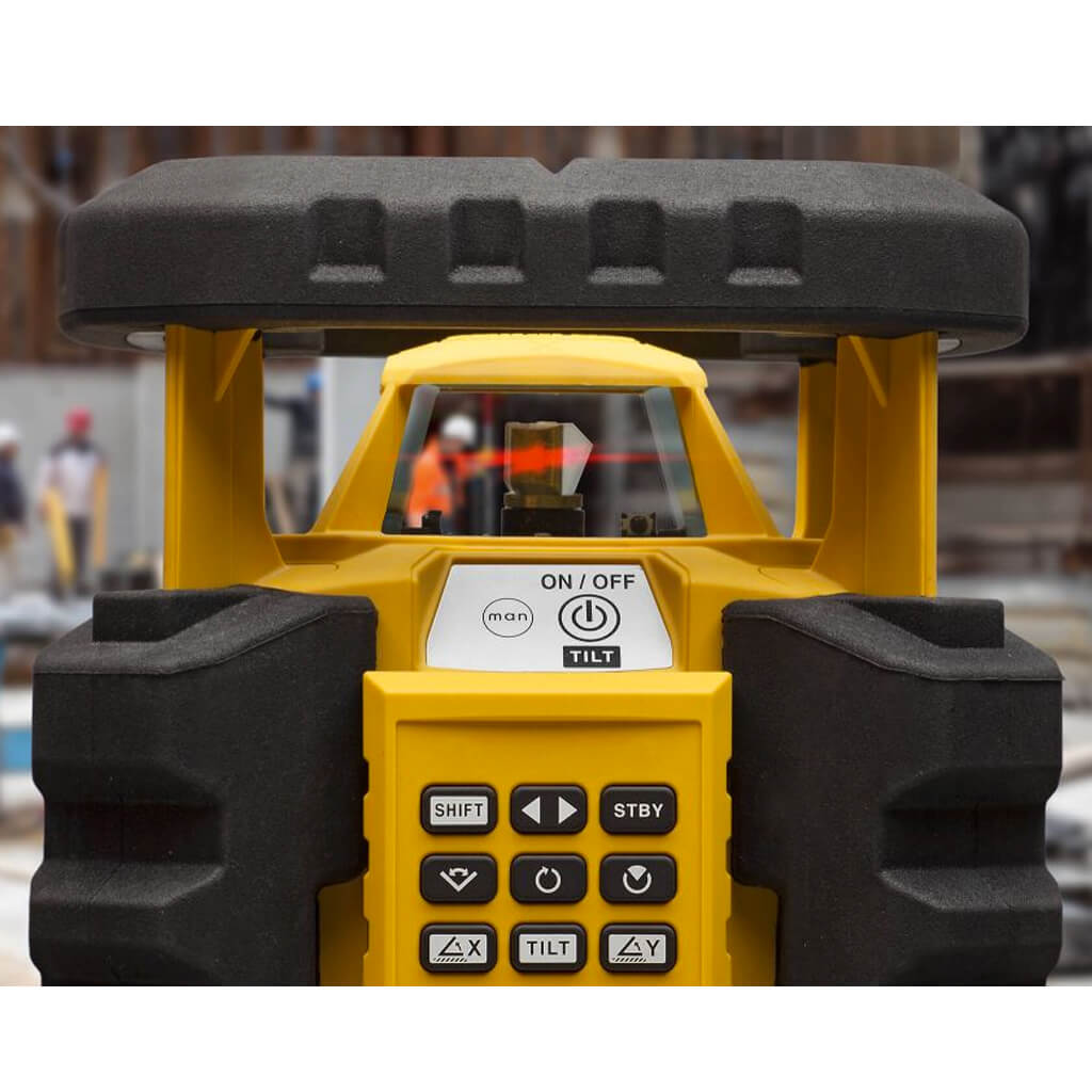 STABILA 05700 LAR350 Dual Slope Interior/Exterior Fully Self-Leveling Rotary Laser Kit