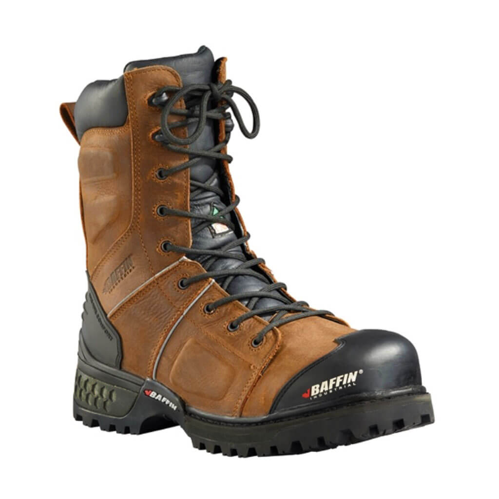 Baffin MNSTMP01 Men's CSA 8in. Brown Monster Metal-Free Leather Waterproof Safety Work Boots