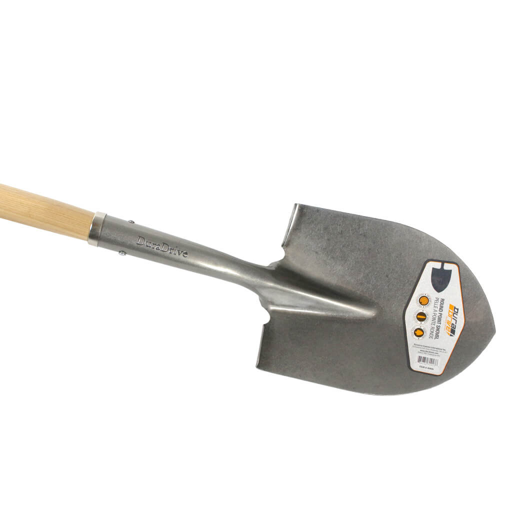 DuraDrive 60 in. Ash Wood Round Point Shovel