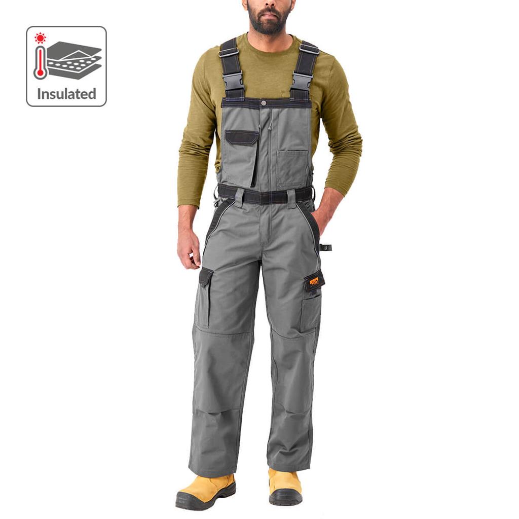 DuraDrive Men's TRADESMAN Grey Two Tone Insulated Overall