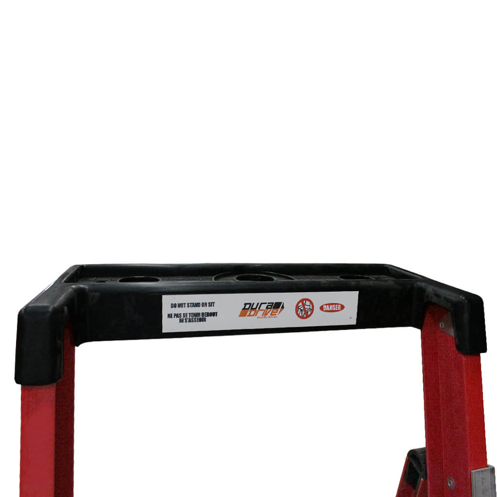 DuraDrive 4 ft. Type 1A 300 lb. Fiberglass Platform Ladder