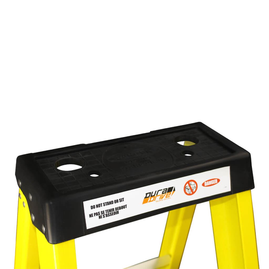 DuraDrive 4 ft. Type 1A 300 lb. Fiberglass Step Ladder